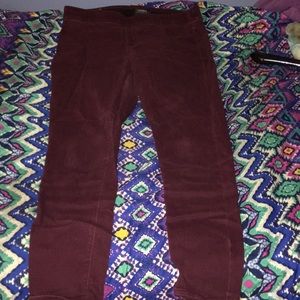 CHEAP BURGANDY OLD NAVY JEGGINGS